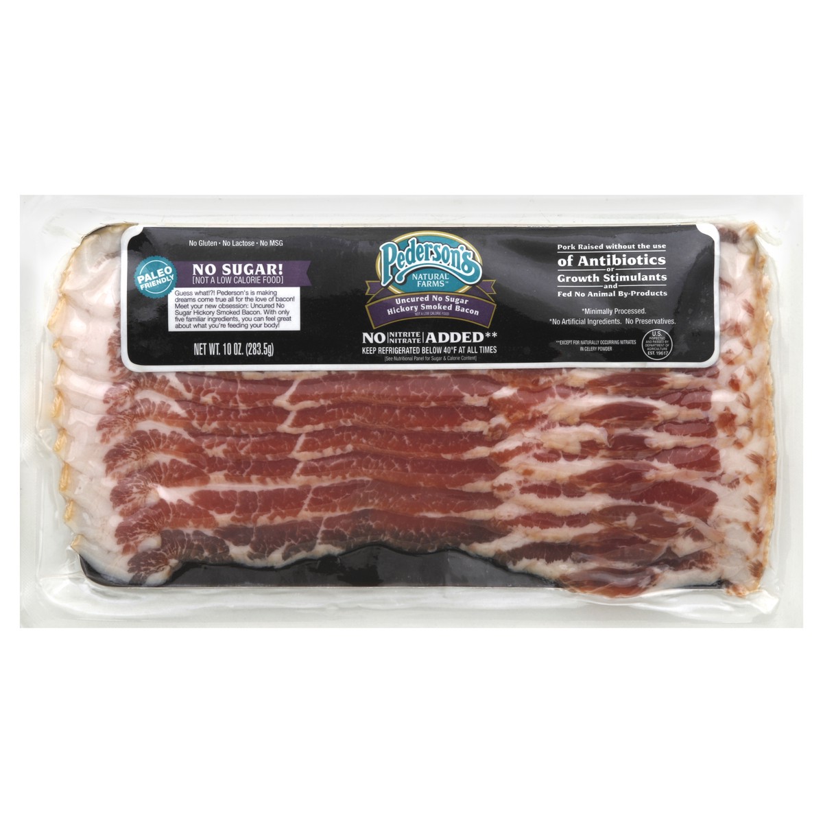 slide 3 of 5, Pedersons Natural Farms Bacon 10 oz, 10 oz