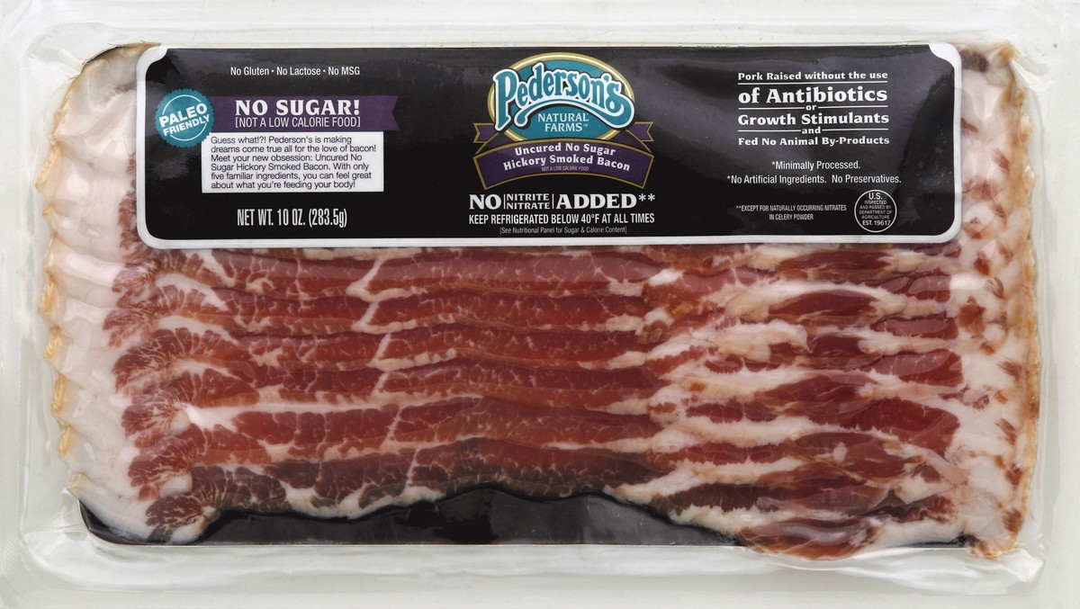 slide 1 of 5, Pedersons Natural Farms Bacon 10 oz, 10 oz