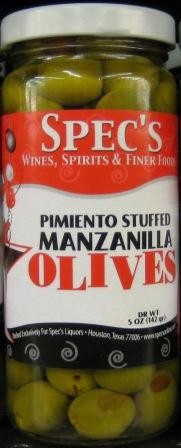 slide 1 of 1, Specs Manz Stfd Olives, 5 oz