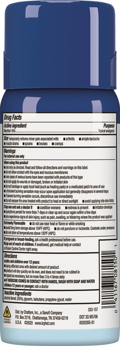 slide 2 of 3, Icy Hot Original Dry Pain Relief Spray 4 oz, 4 oz