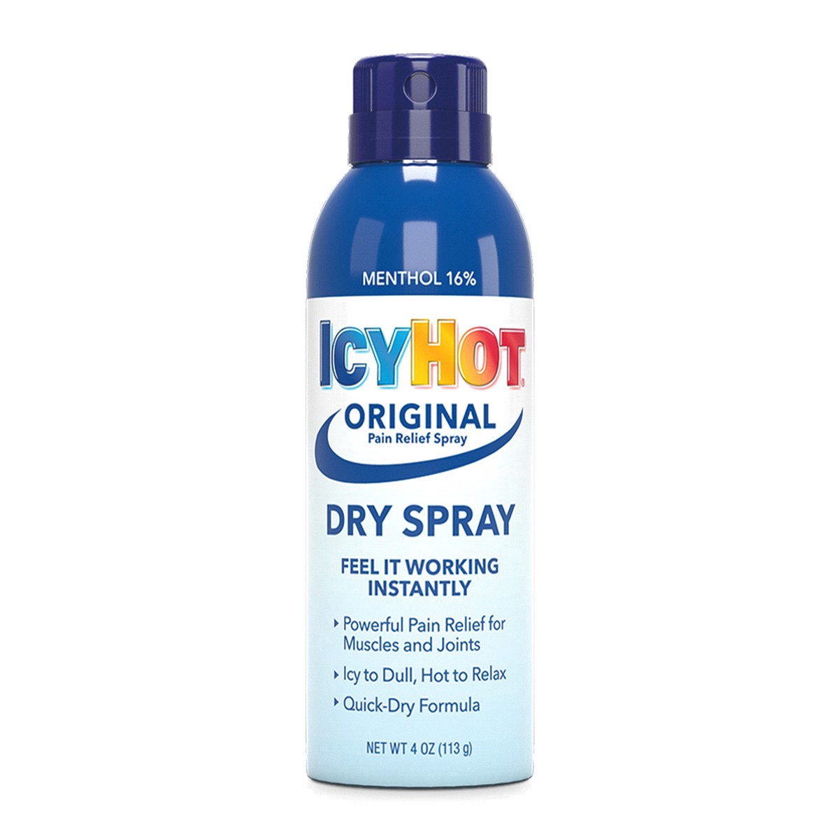slide 1 of 3, Icy Hot Original Dry Pain Relief Spray 4 oz, 4 oz