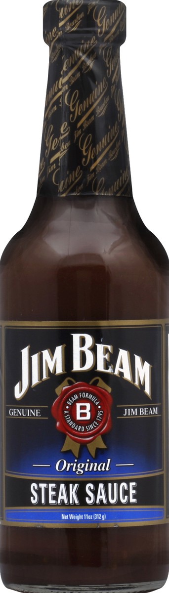 slide 2 of 3, Jim Beam Steak Sauce 11 oz, 11 oz