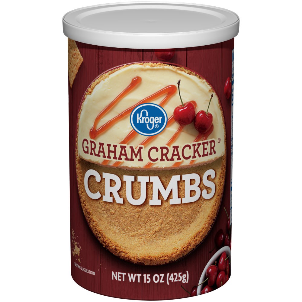 slide 1 of 2, Kroger Graham Cracker Crumbs, 15 oz