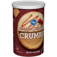 slide 1 of 1, Kroger Graham Cracker Crumbs, 15 oz