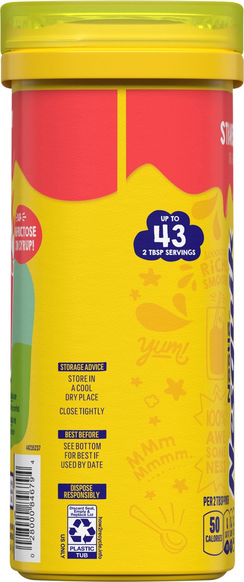 slide 8 of 8, Nesquik Strawberry Flavor Powder Drink Mix Canister - 18.7 oz, 18.7 oz