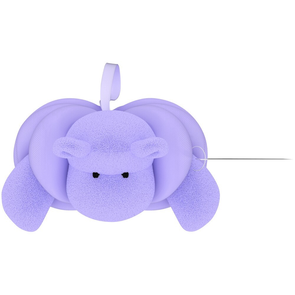 slide 2 of 4, Kroger Kids Animal Mesh Pouf - Elephant Or Duck, 1 ct