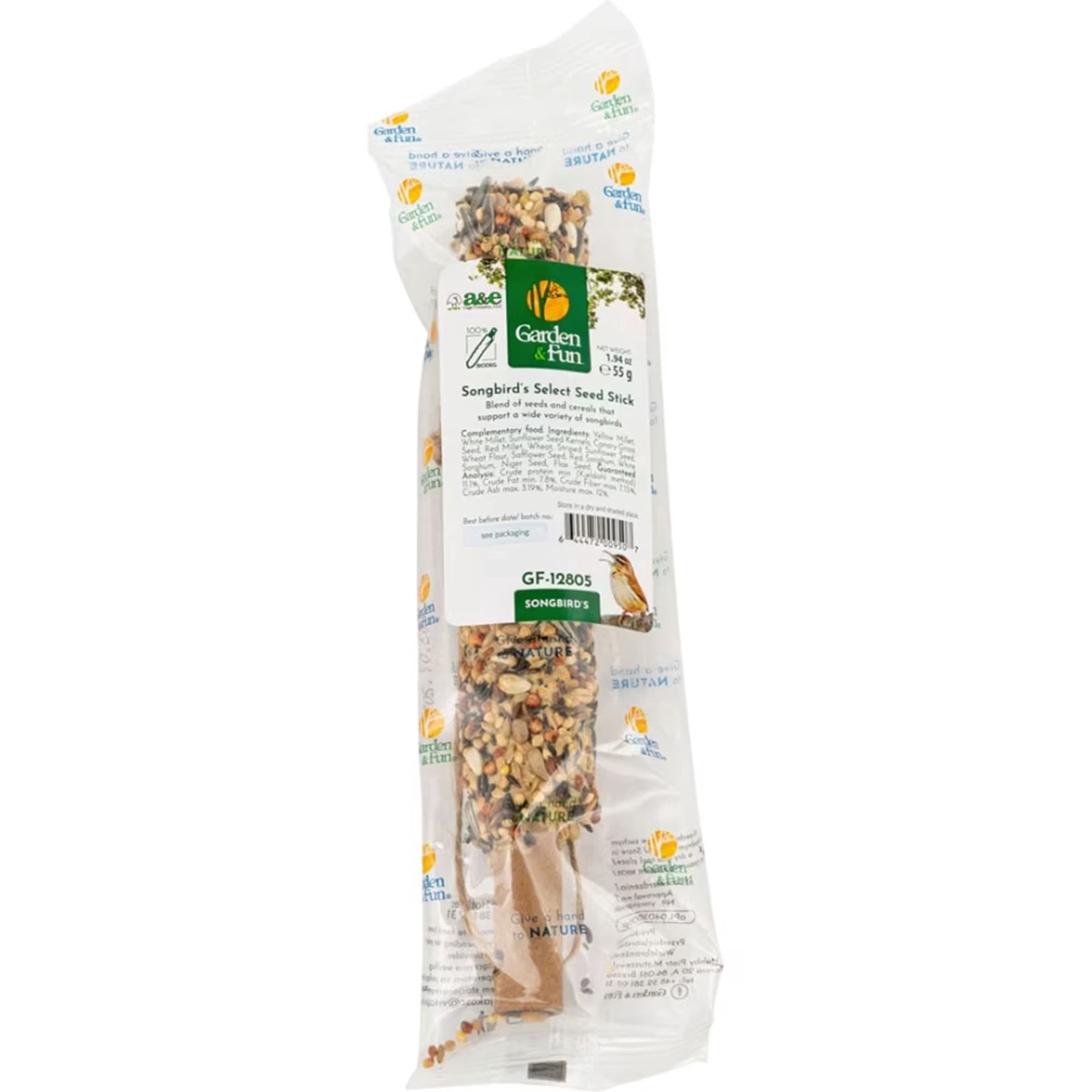 slide 1 of 1, A&E Cage Company Songbird's Select Seed Stick, 1.94 oz., 1.94 oz