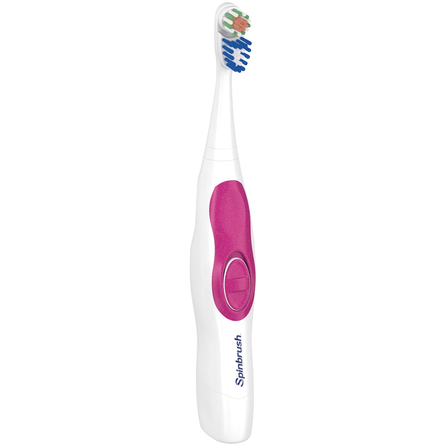 slide 2 of 4, ARM & HAMMER Spinbrush Truly Radiant Extra White Soft Toothbrush, 1 ct