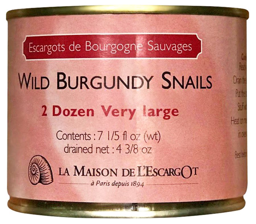 slide 1 of 1, La Maison De L'Escargot 2 Dozen Large Wild Burgundy Snails, 7.2 oz