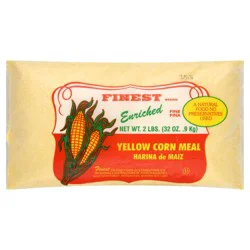 Finest Corn Meal, Coarse, Yellow