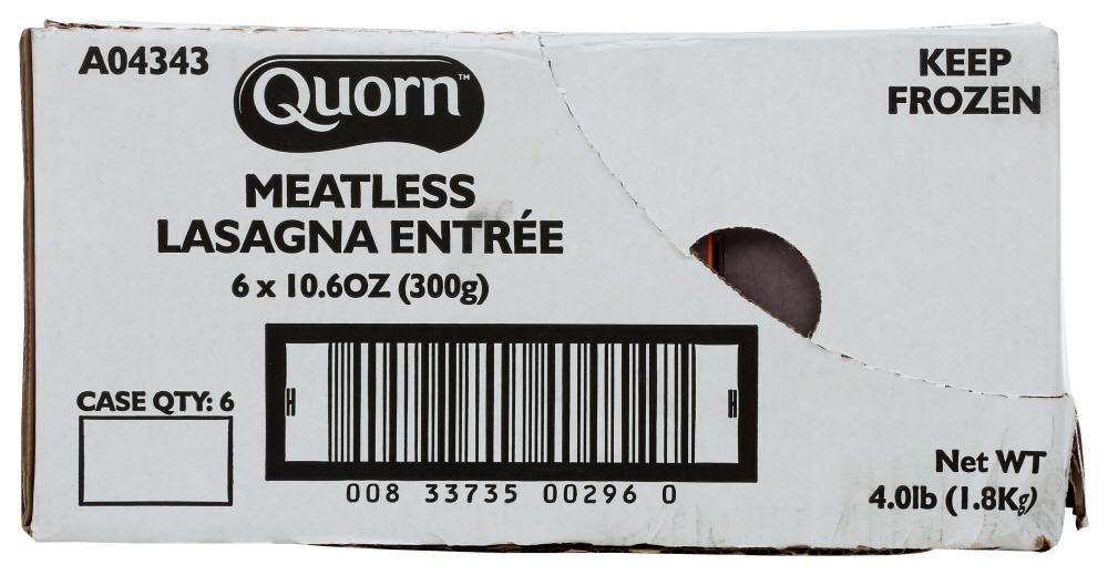 slide 2 of 2, Quorn Meatless Lasagna Entree, 10.6 oz