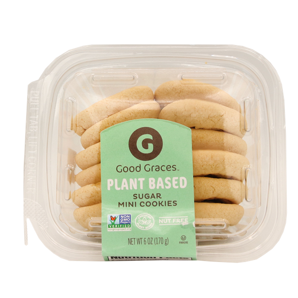 slide 1 of 1, Good Graces Plant Based Mini Sugar Cookies, 6 oz