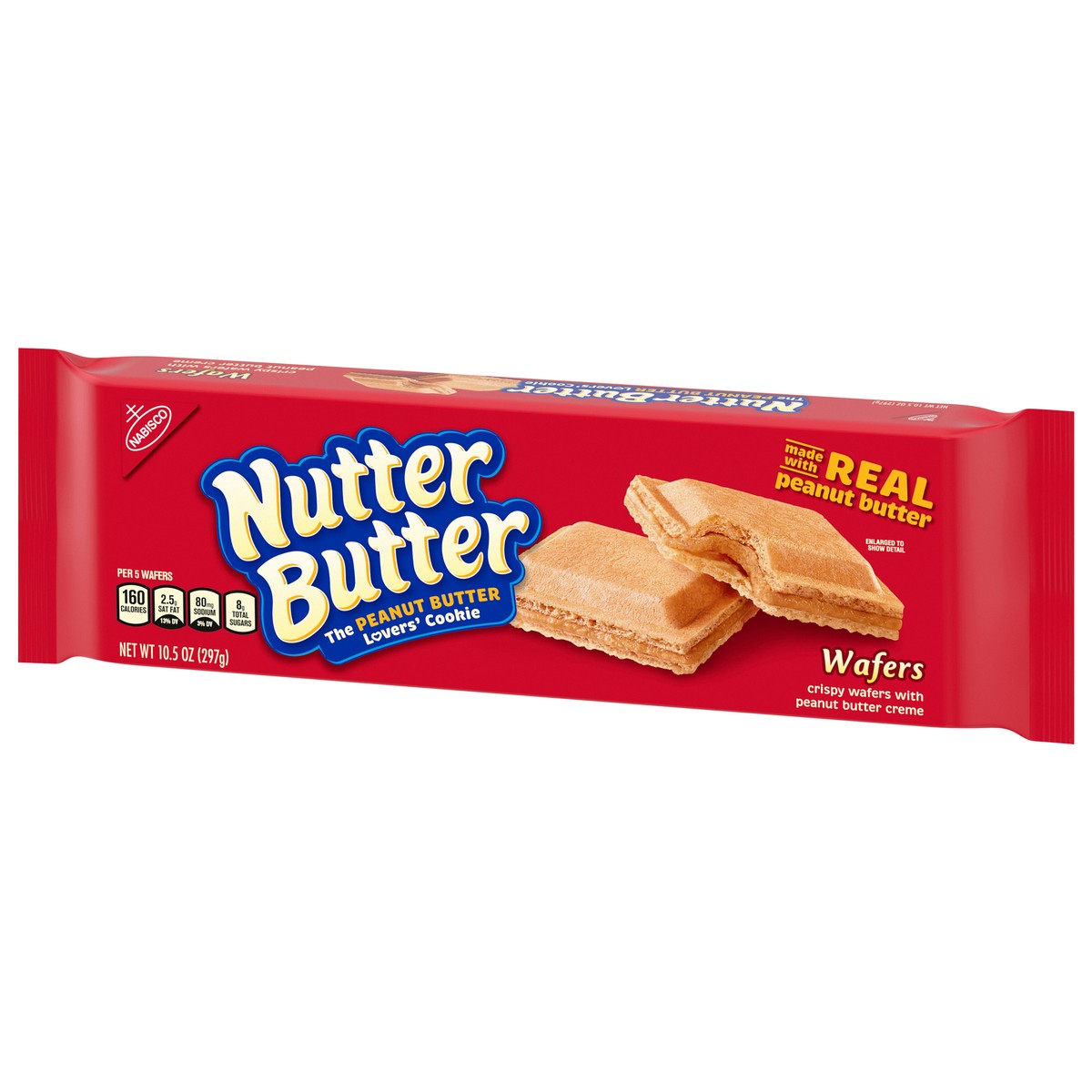 slide 8 of 9, NUTTER BUTTER Peanut Butter Wafer Cookies, 10.5 oz, 10.5 oz