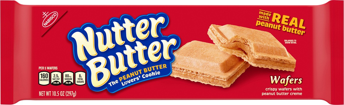 slide 6 of 9, NUTTER BUTTER Peanut Butter Wafer Cookies, 10.5 oz, 10.5 oz