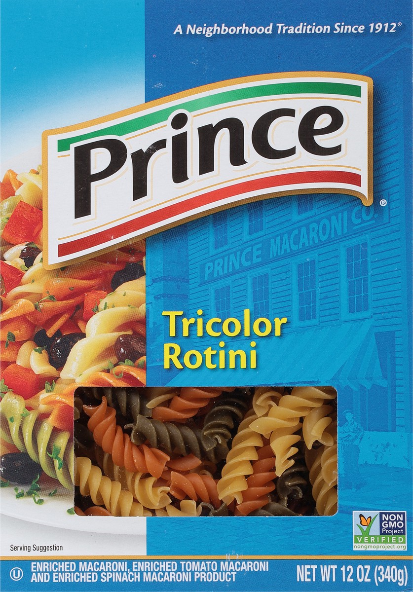 slide 12 of 13, Prince Tricolor Rotini 12 oz, 12 oz