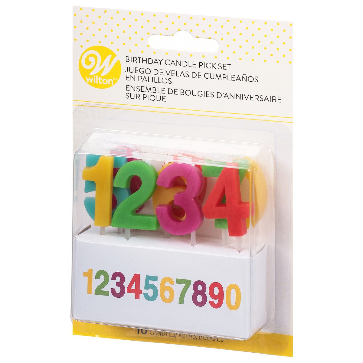 slide 2 of 11, Wilton Birthday Candle Pick Set 10 ea, 10 ct