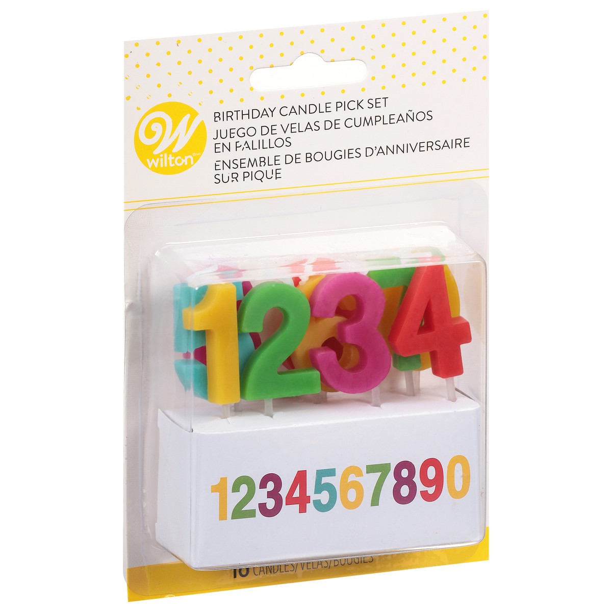 slide 10 of 11, Wilton Birthday Candle Pick Set 10 ea, 10 ct