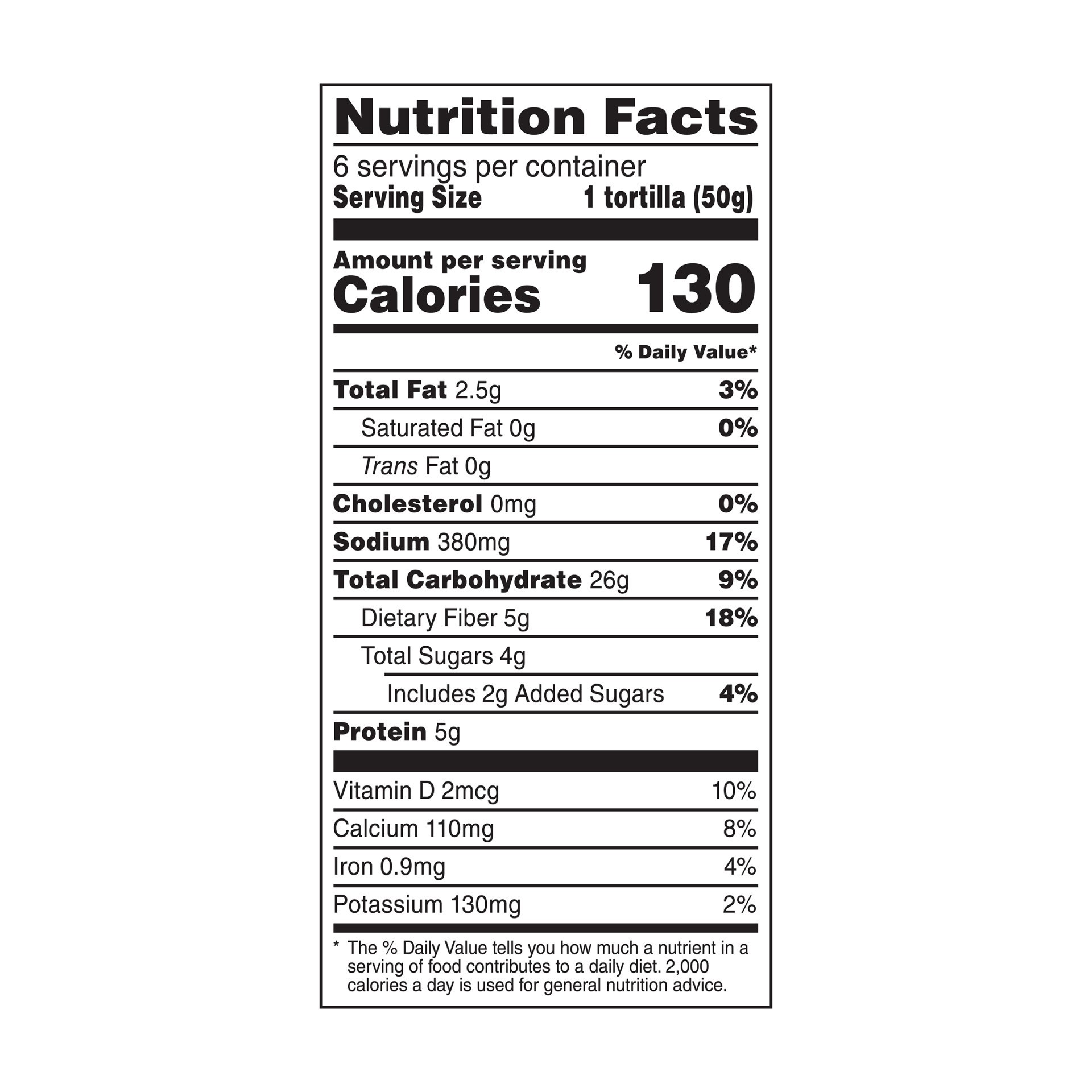 slide 3 of 3, Mission Tortilla Wraps 6 ea, 6 ct