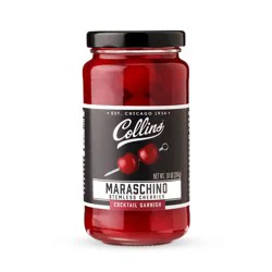 Collins Maraschino Stemless Cherries Cocktail Garnish