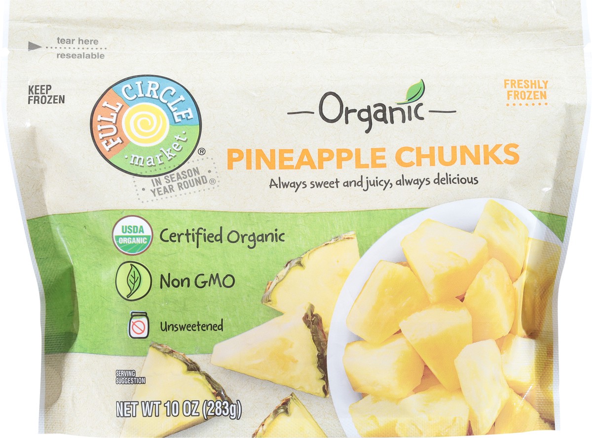 slide 6 of 9, Full Circle Organic Pineapple Chunks, 10 oz