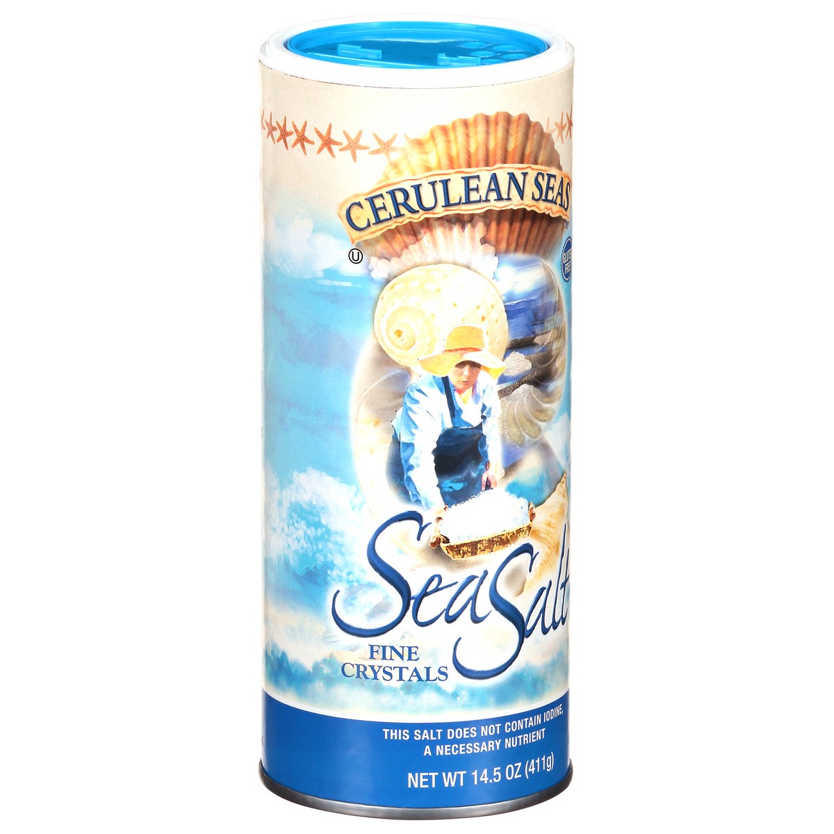 slide 6 of 9, Cerulean Seas Cerulean Fine Sea Salt, 14.5 oz