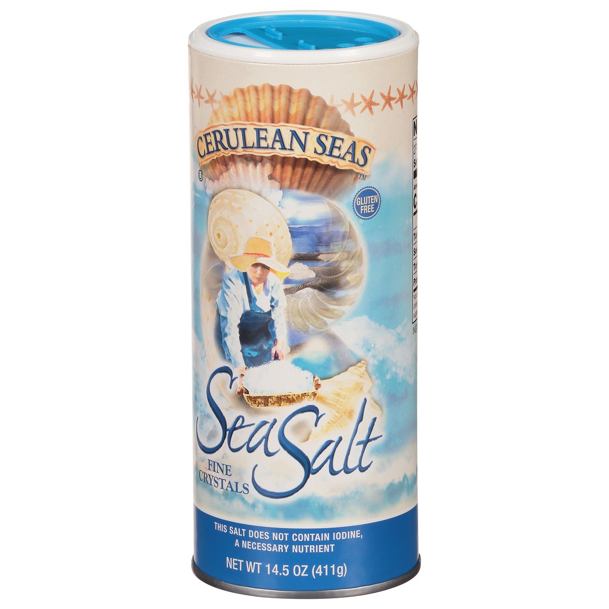 slide 2 of 9, Cerulean Seas Cerulean Fine Sea Salt, 14.5 oz