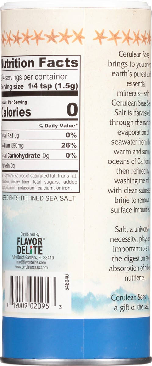 slide 3 of 9, Cerulean Seas Cerulean Fine Sea Salt, 14.5 oz