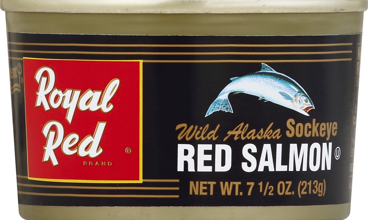 slide 2 of 2, Royal Red Wild Alaska Sockeye Red Salmon, 7.5 oz