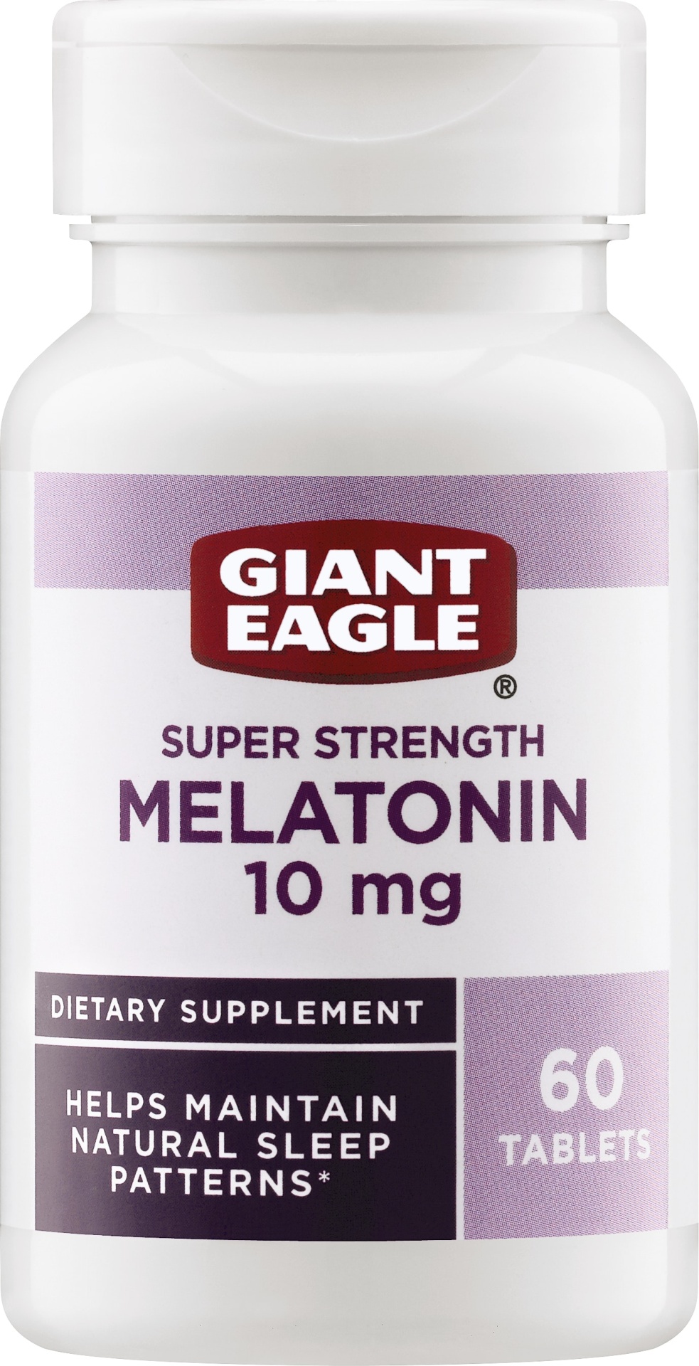 slide 1 of 1, Giant Eagle Super Strength Melatonin, 60 ct