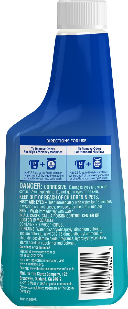 slide 3 of 3, Clorox Fabric Odor Remover, 16 oz