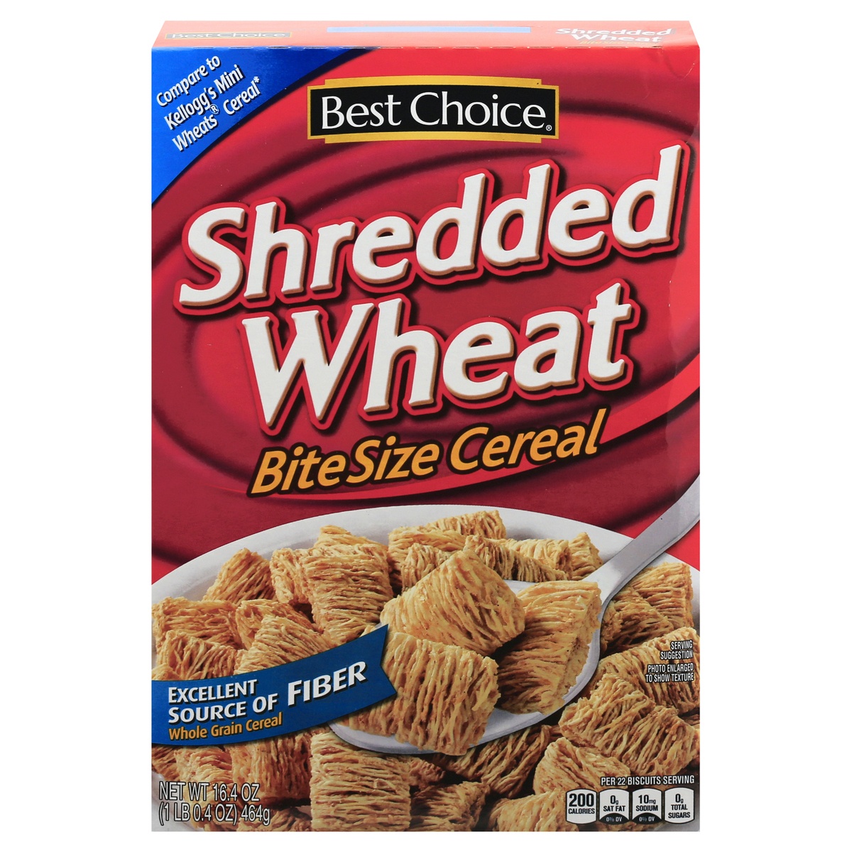 slide 1 of 1, Best Choice Spoon Size Shredded Wheat, 17.2 oz