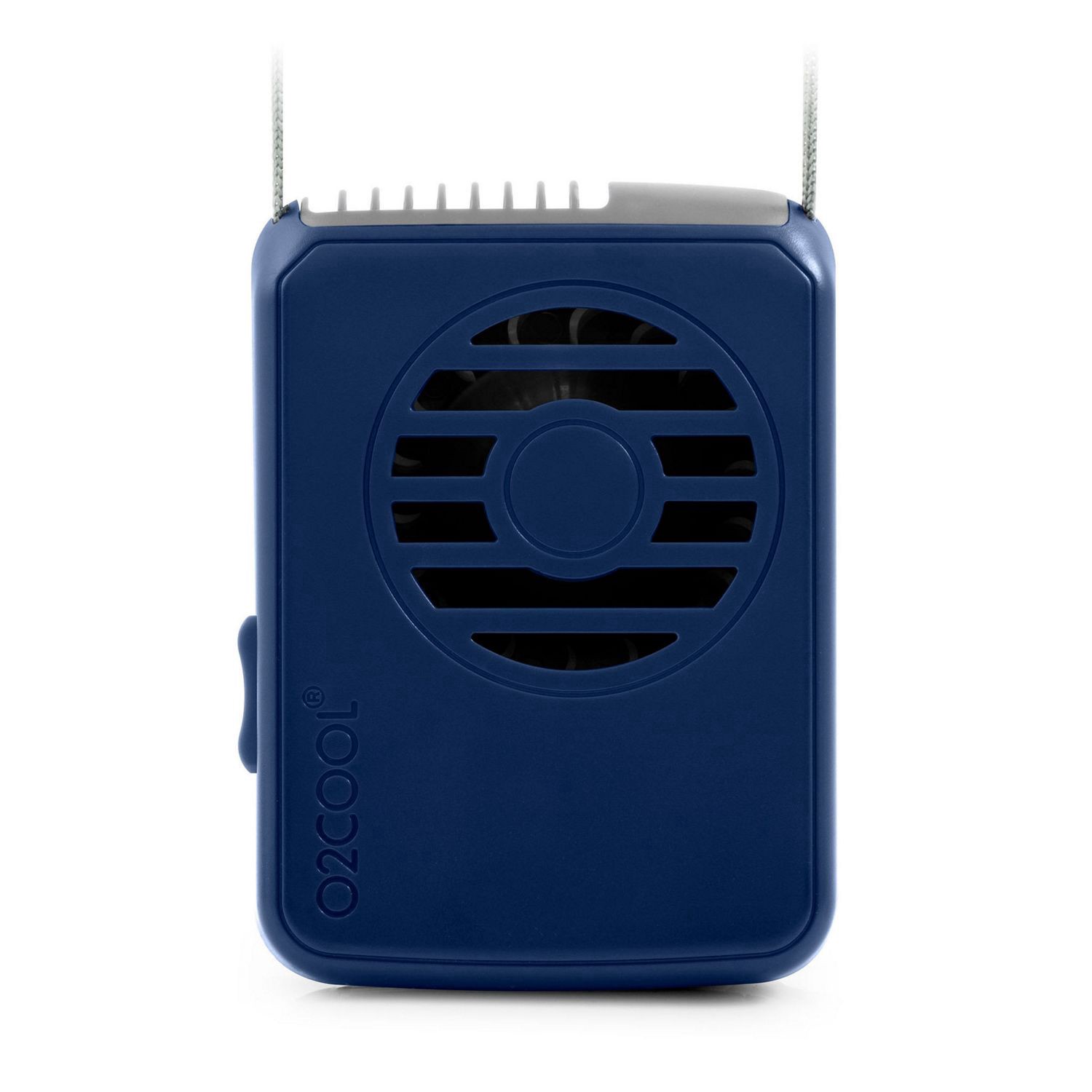 slide 1 of 1, O2COOL Deluxe Necklace Fan, Dark Blue, 1 ct