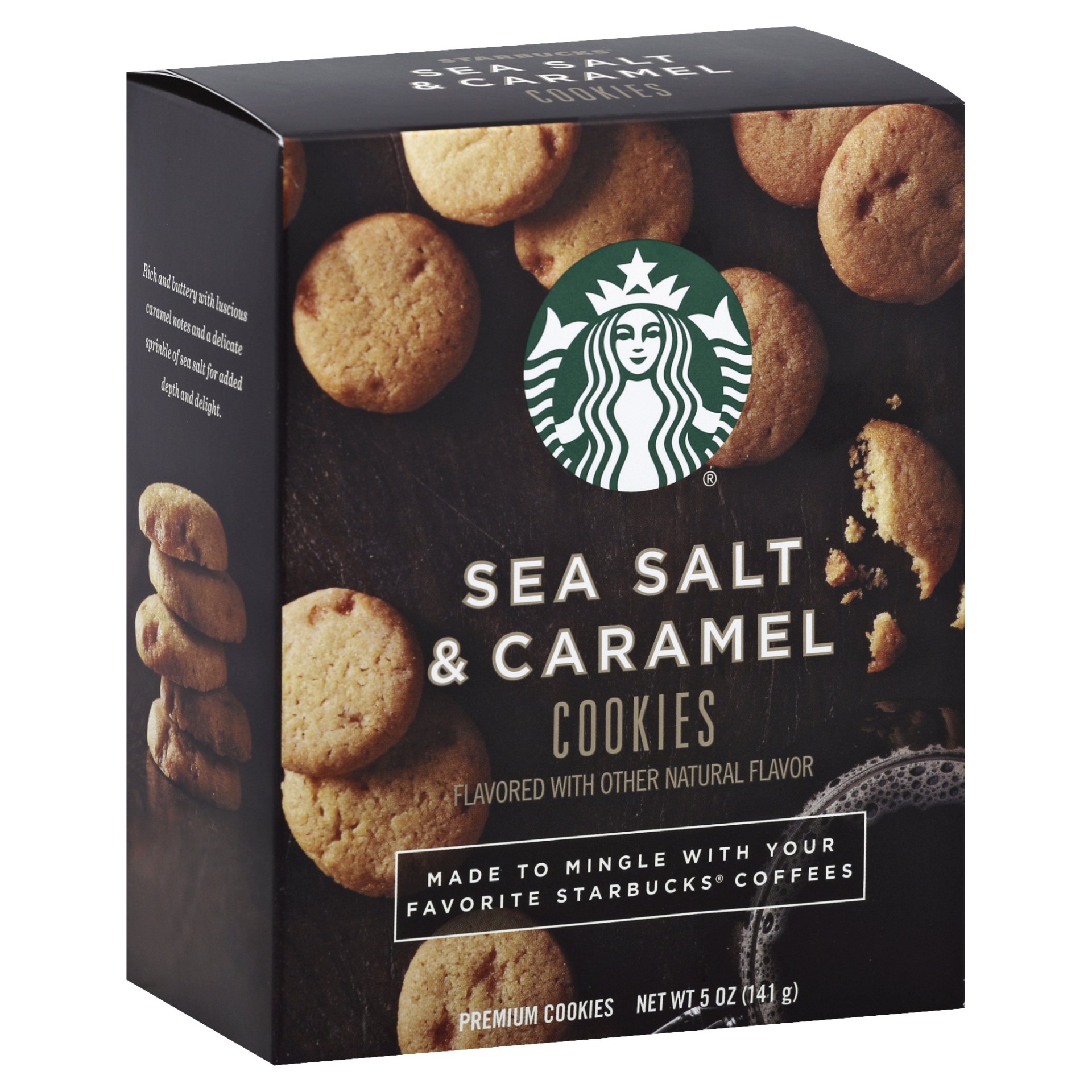 slide 1 of 1, Starbucks Sea Salt And Caramel Cookies, 5 oz