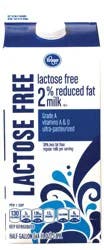 Kroger Lactose Free 2% Reduced Fat Milk