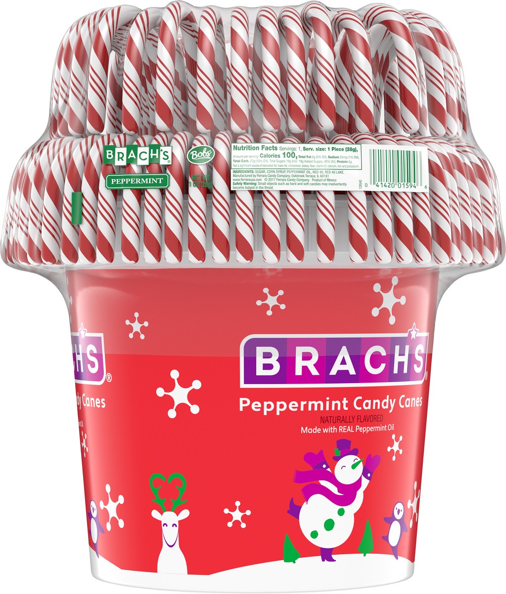 slide 8 of 9, Brach's Peppermint Candy Canes 1 ea, 1 ct