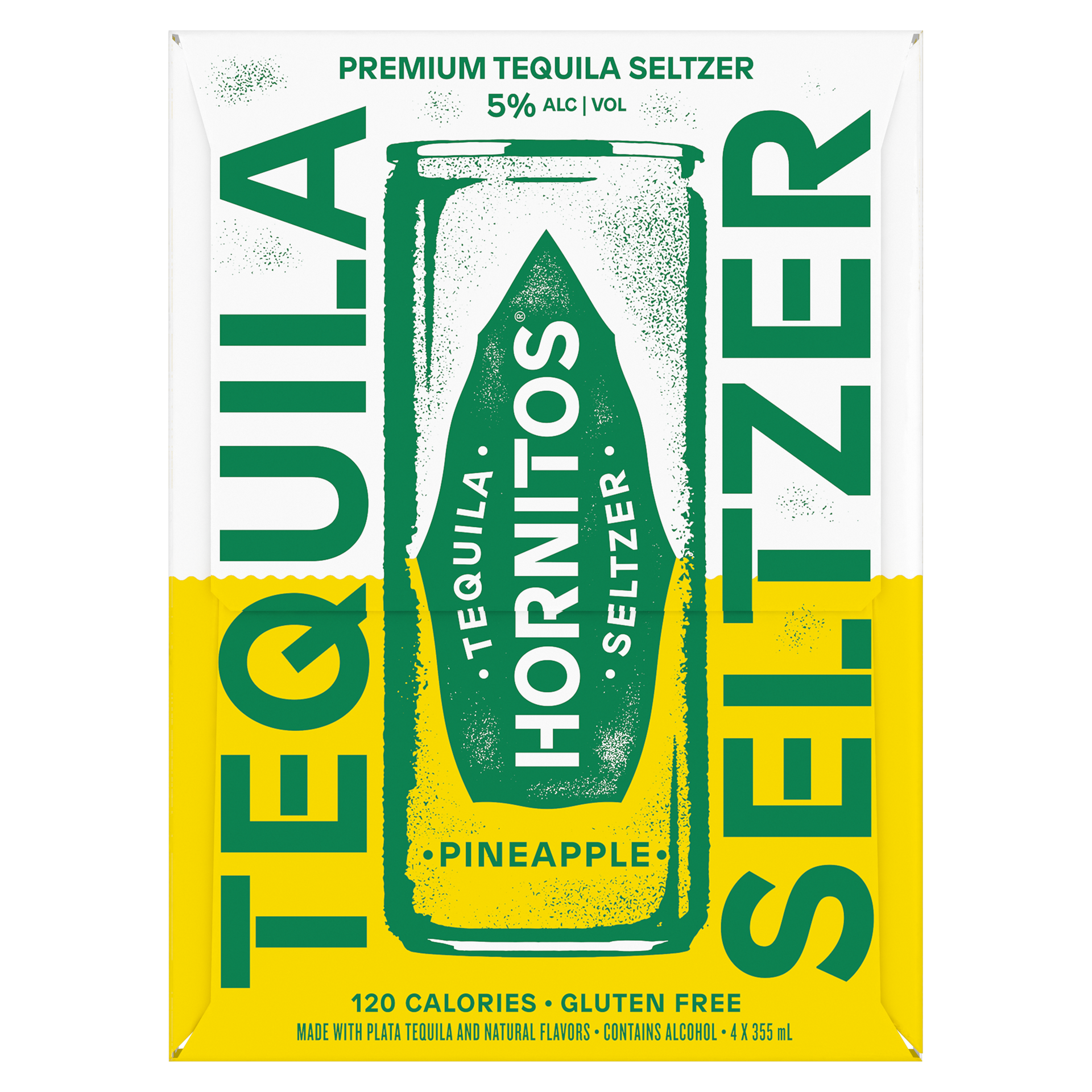 slide 3 of 3, Hornitos Hard Seltzer Pineapple Ready to Drink Cocktail 4x355 ml, 4 ct; 355 ml