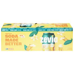 Zevia Cream Zero Calorie Soda - 144 fl oz