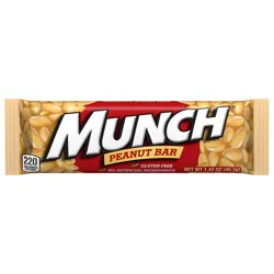 MUNCH Peanut Gluten Free Candy Bar, Full Size, 1.42 oz