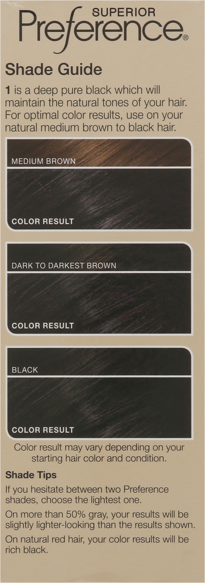 slide 8 of 9, L'Oréal Ultimate Black 1 Permanent Haircolor 1 ea, 1 ct