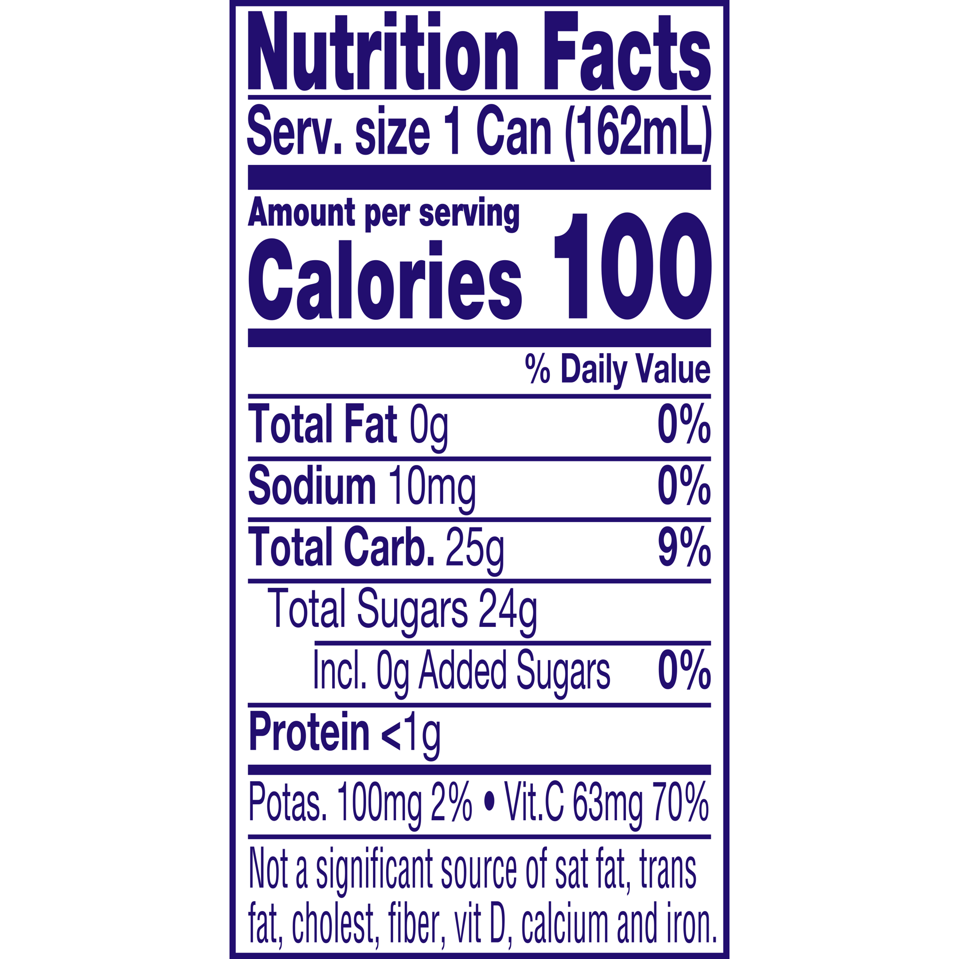 slide 3 of 5, Welch's 100% Grape Juice, Concord Grape, On-the-Go Can - 5.50 fl oz, 5.50 fl oz