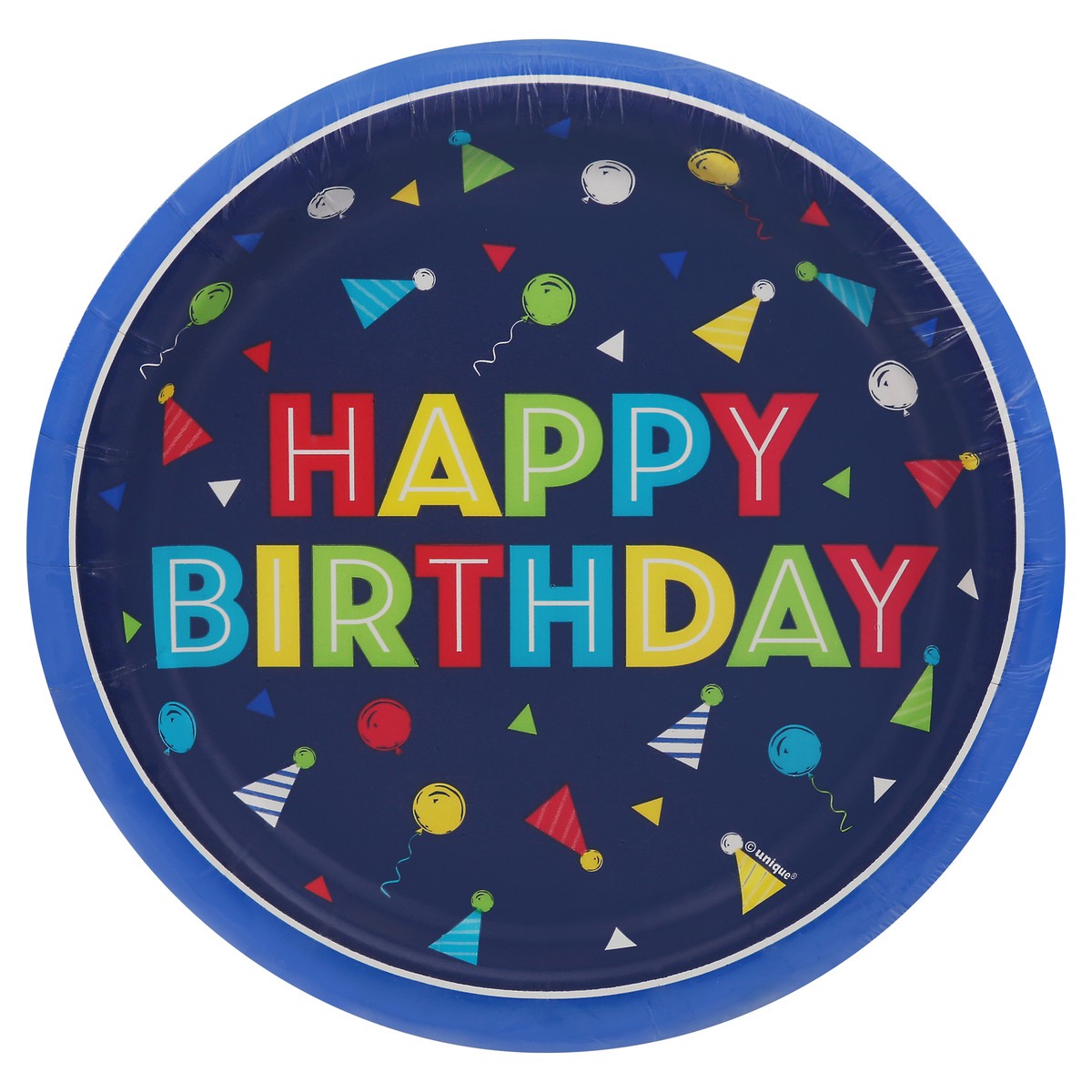 slide 6 of 9, Unique Industries Peppy Birthday 6-3/4 Inch Paper Plates 8 Count, 8 ct