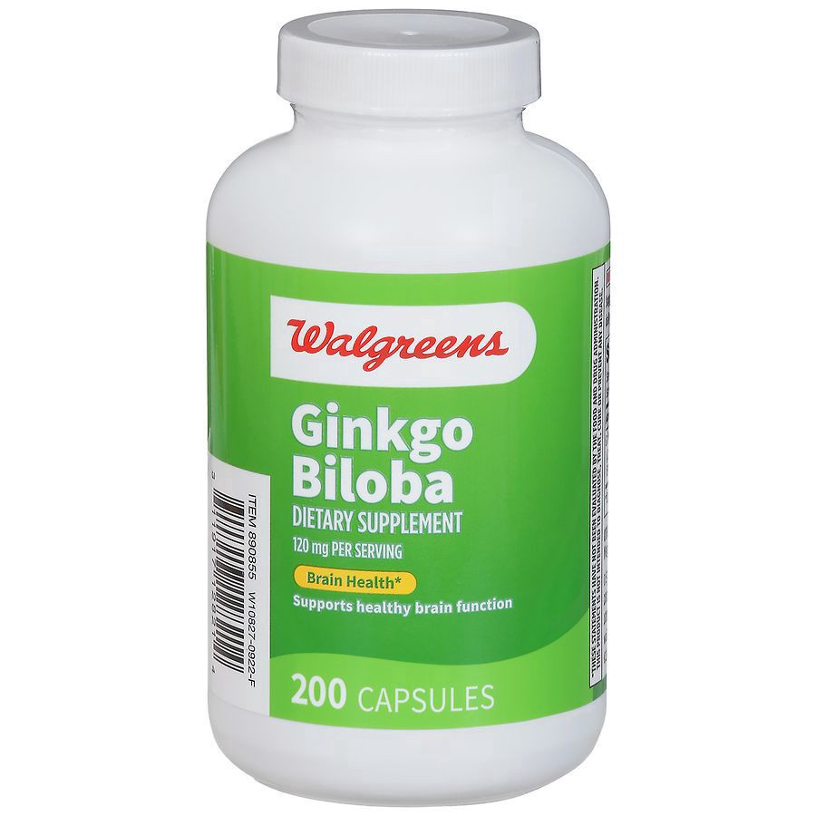 slide 1 of 5, Walgreens Ginkgo Biloba 120 mg Capsules, 200 ct