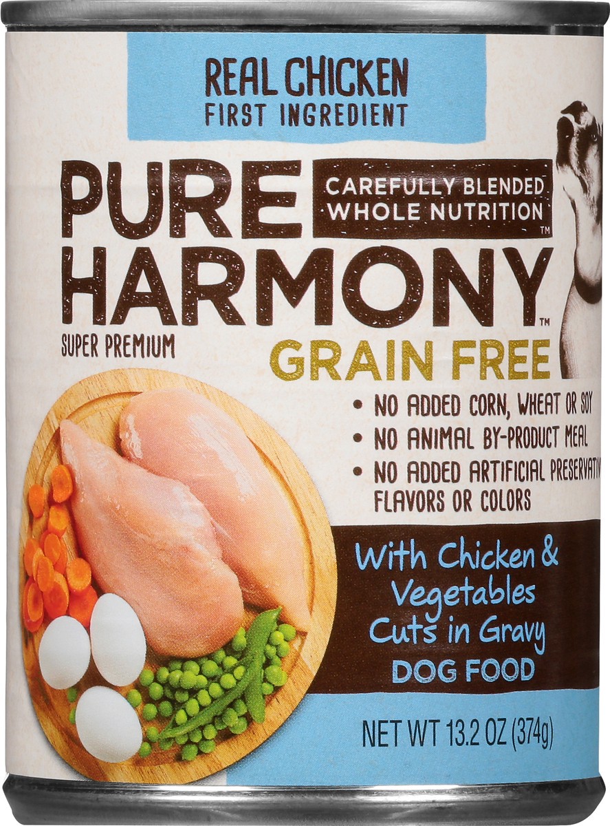 slide 2 of 13, Pure Harmony Chicken & Vegetable Cuts W/Gravy, Grain Free-Pure Harmony, 13.2 oz