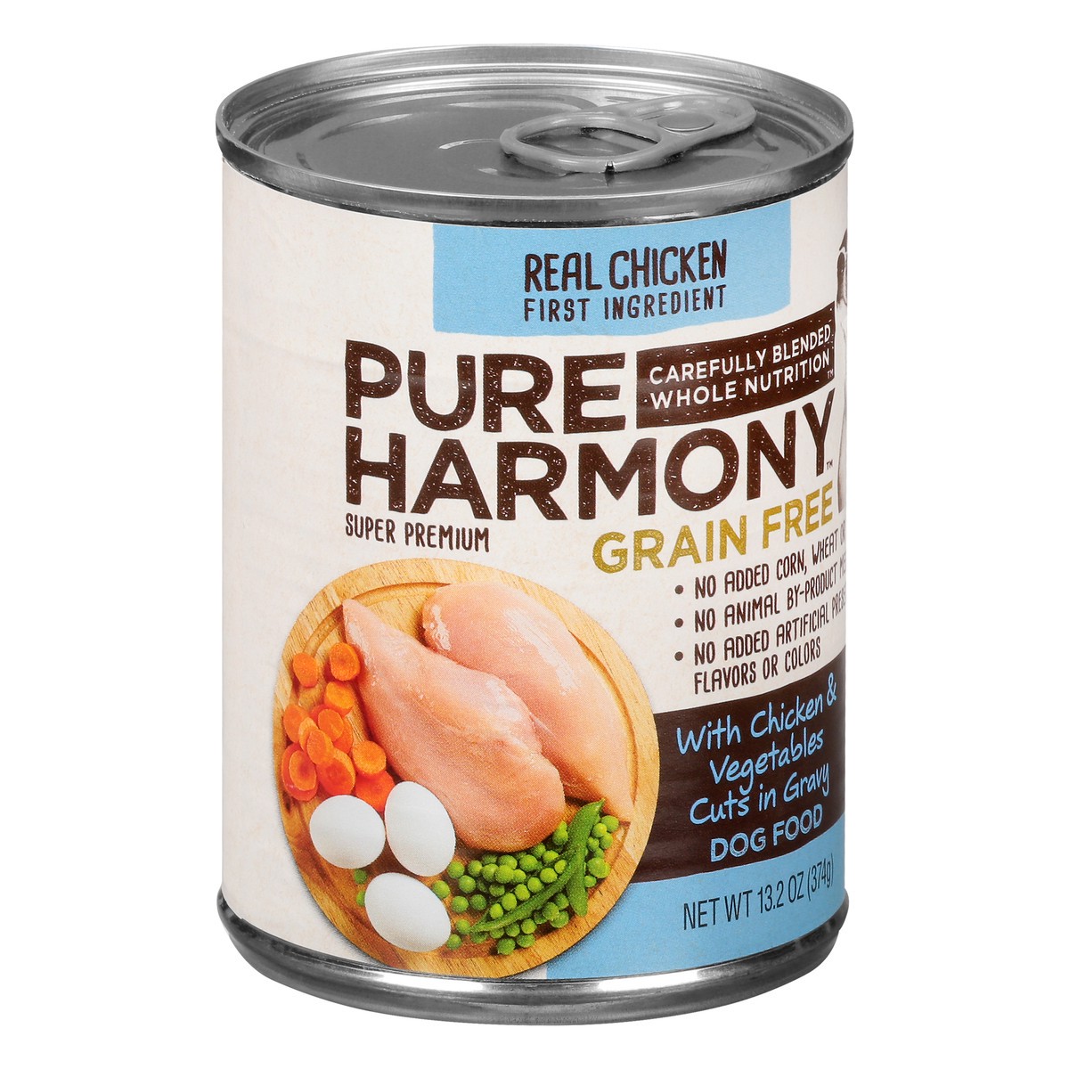 slide 6 of 13, Pure Harmony Chicken & Vegetable Cuts W/Gravy, Grain Free-Pure Harmony, 13.2 oz