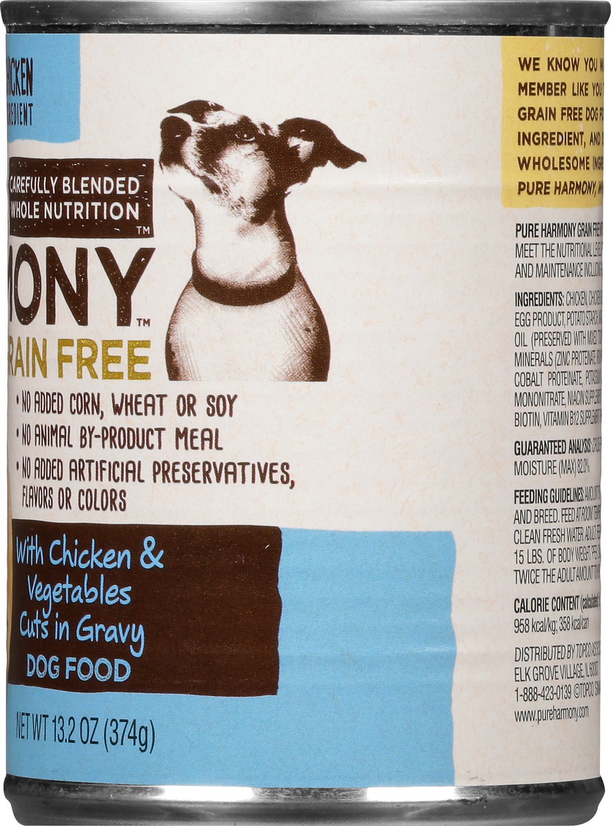 slide 7 of 13, Pure Harmony Chicken & Vegetable Cuts W/Gravy, Grain Free-Pure Harmony, 13.2 oz