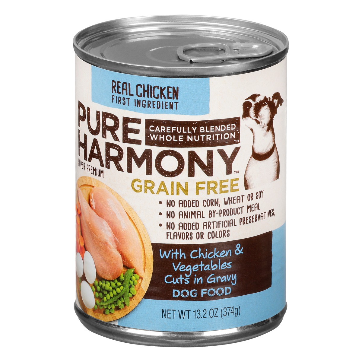 slide 5 of 13, Pure Harmony Chicken & Vegetable Cuts W/Gravy, Grain Free-Pure Harmony, 13.2 oz