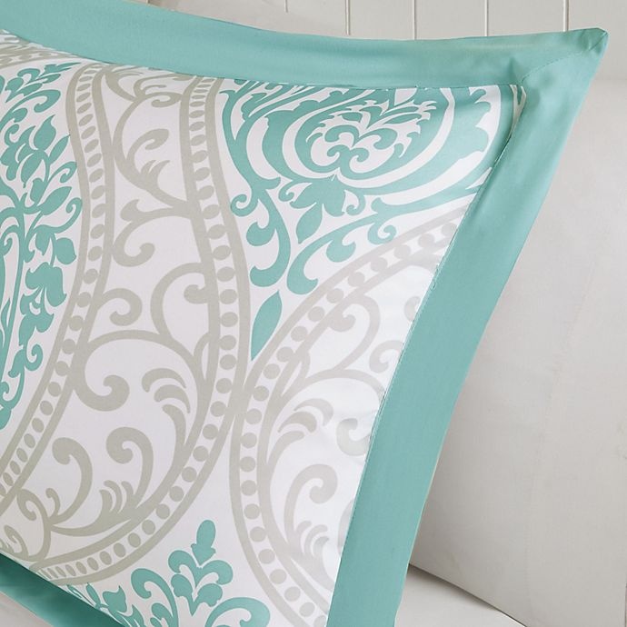 slide 4 of 9, Intelligent Design Senna Reversible Twin/Twin XL Comforter Set - Aqua, 1 ct