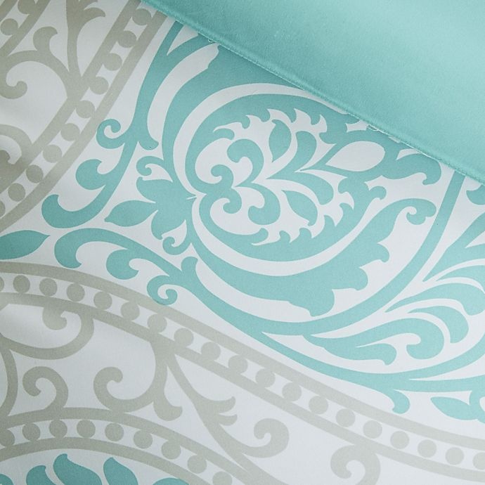 slide 7 of 9, Intelligent Design Senna Reversible Twin/Twin XL Comforter Set - Aqua, 1 ct