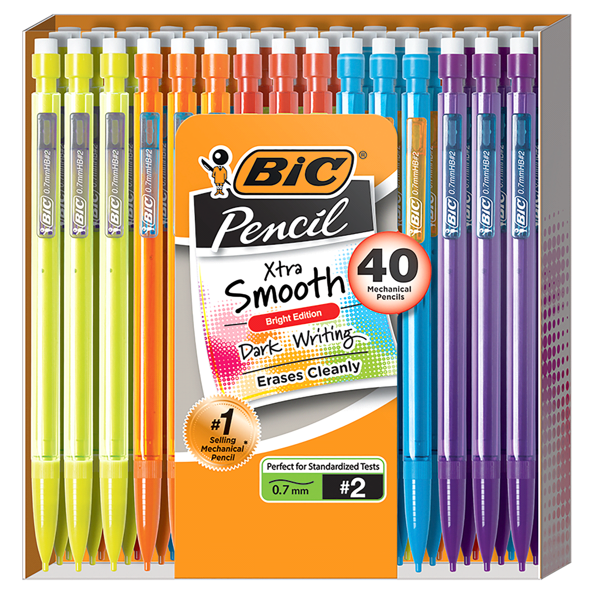 slide 1 of 1, BIC Color Mechanical Pencil, 40 ct