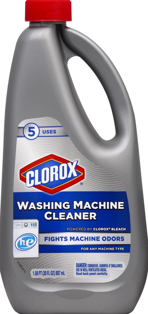 slide 3 of 3, Clorox Washing Machine Cleaner, 30 Ounce Bottle, 30 fl oz